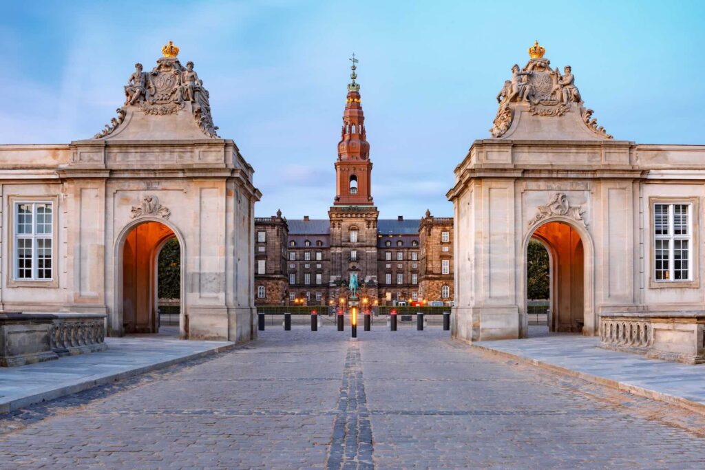 entrée palais de christiansborg copenhague